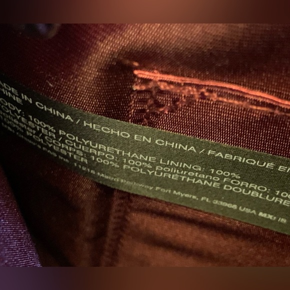 WHTE HOUSE BLACK MARKET BURGUNDY MOROCCAN FLORAL POUCH CLUTCH - Picture 4 of 5